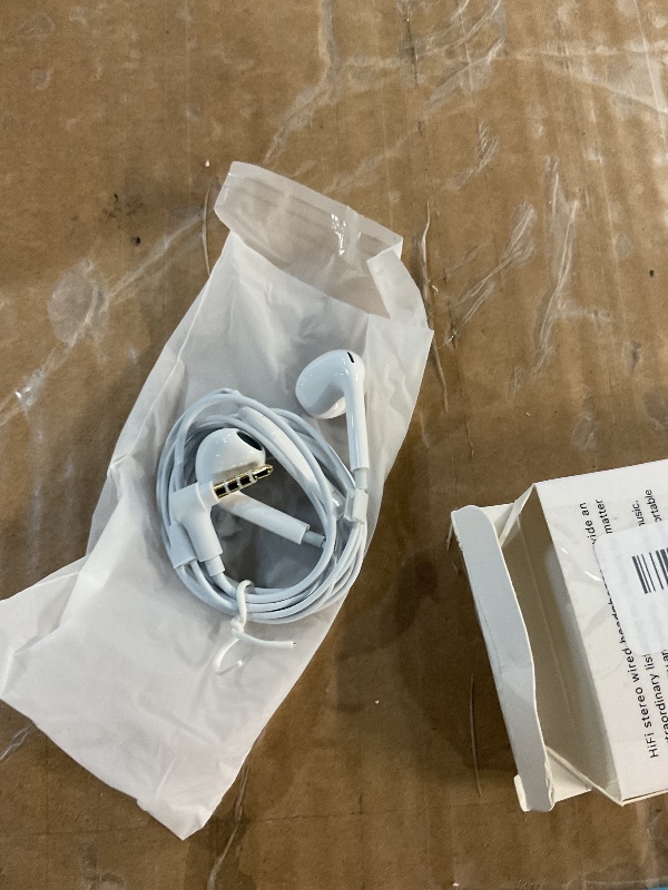 Photo 1 of [2 Pack] for Apple Wired Earbuds, 3.5mm Heaephones with Microphone 90 Degree Design Clear Call HiFi Stereo Volume Control Earphones for PC Laptop Radio Kindle