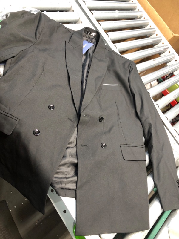 Photo 1 of Boyland Men's Double Breasted Suit Jacket Solid Color Blazers Slim Fit Lightweight Sport Coats Blazer size large