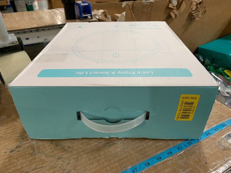 Photo 1 of Robot Vacuum and Mop, 2 in 1 Robotic Vacuum Cleaner with Schedule, App/Voice, Slim Mopping Vacuum Robot with Watertank and Dustbin, Self-Charging, Easy of Use, Ideal for Hard Floor, Pet Hair, Carpet