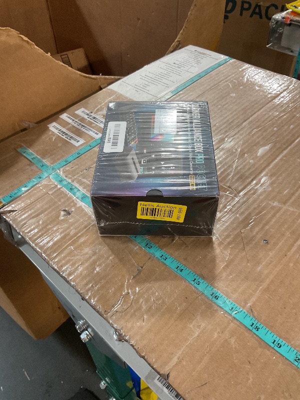Photo 1 of **FOR PARTS***
ClonerAlliance Box Pro Pocket, Portable 1080p60fps Video Recorder and Converter with Built-in Screen, Battery Power, and Support for HDMI, RCA, YPbPr, VGA Inputs.
