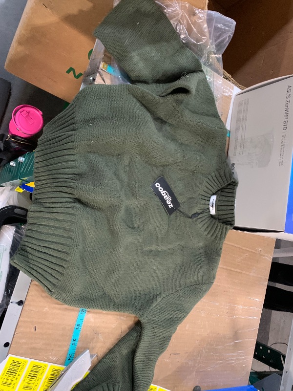 Photo 1 of (LARGE) (BAGGED) (MINOR SNAG) Zeagoo Womens 2024 Fall Crewneck Cropped Sweater Cozy Long Sleeve Ribbed Knit Pullover Dropped Shoulders Trendy Jumper Tops Large 