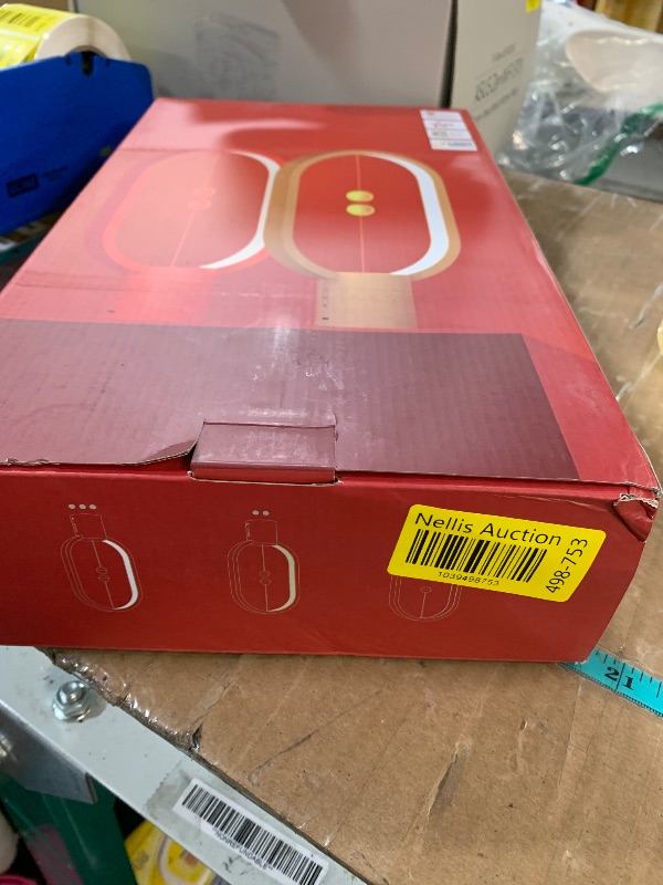 Photo 1 of ***PARTS ONLY*** ***NON REFUNDABLE*** Xhope4u Table Lamp for Bedroom - Balance Lamp,Bedside Lamp with Touch Dimmer,Christmas Gifts,Nightstand Lamp,3 Level Brightness Rechargered Night Light for Home,Office,College Dorm (Wood Color)