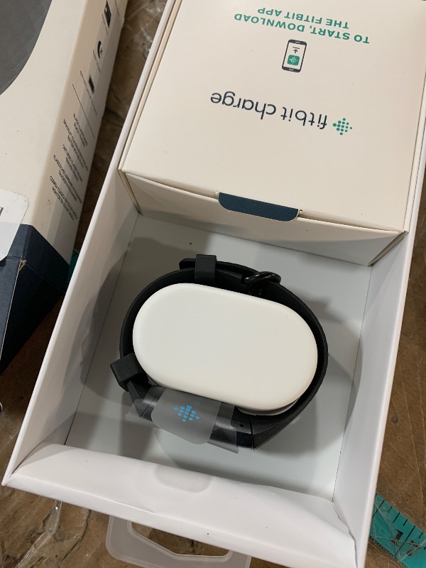 Photo 1 of (used)(see all images) Fitbit Charge 4 Black Advanced Fitness Tracker
