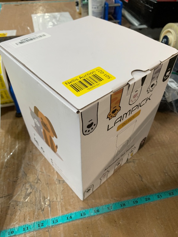 Photo 1 of (used) LAMPICK Automatic Cat Feeder with Camera, 1080P HD Video Cat Food Dispenser 