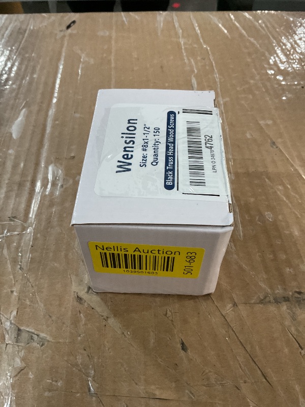 Photo 1 of (150 pcs)#8×1-1/2" Black Truss Head Wood Screws Quick Metal Self Tapping Zinc Oxide