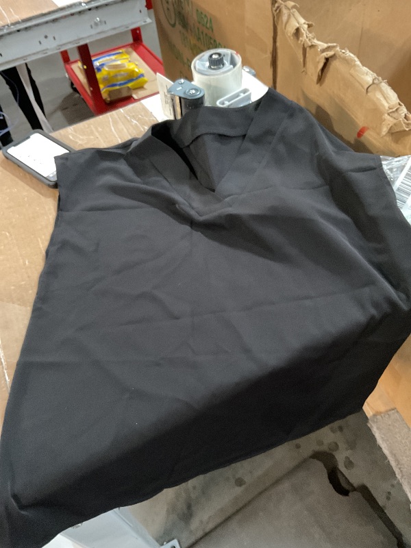 Photo 1 of *STOCK IMAGE FOR REFERENCE*SHIRT IS SOLID BLACK**
Tank Tops for Women Summer V Neck T Shirts Trendy Sleeveless Basic Tee Loose Fit, MEDIUM