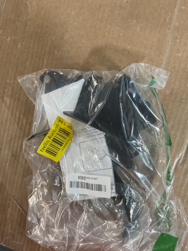 Photo 1 of Self-Locking Gate Latch Heavy Duty Post Mount Automatic Gravity Lever Wood/PVC Fence Gate Lock with Fasteners Hardware,for Secure Pool |Yard | Garden, Steel,Black