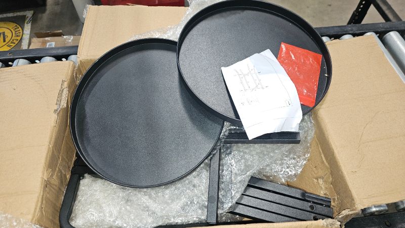 Photo 1 of ***PARTS ONLY***RINBOU 2Pcs Hanging Plant Stand Indoor Outdoor, Space-Saving Corner Metal Plant Shelf 3 Potted Flower Pot Stand, 2 Tier 61" Tall Modern Planter Holder for Patio Garden Balcony Living Room Bedroom