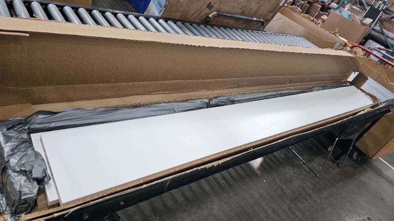 Photo 1 of ***PARTS ONLY***Prepac Select King 4-Post Raised Platform 4-Drawer Storage Bed, Modern King Storage Bed with Drawers 83" D x 79" W x 16" H, White, WBSK-1302-4K