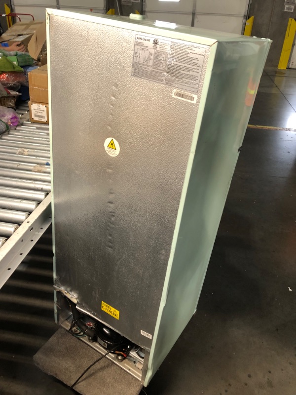 Photo 1 of ***PARTS ONLY***Frigidaire EFR753 Retro Apartment Size Refrigerator with Top Freezer - 2 Door Fridge with 7.5 Cu Ft of Storage Capacity, Adjustable Spill-Proof Shelves, Door & Crisper Bins, Mint