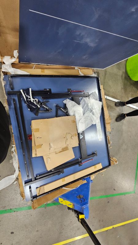 Photo 1 of ***parts only***JOOLA Inside Professional MDF Indoor Ping Pong Table with Quick Clamp Table Tennis Net and Post Set - 10 Minute Easy Assembly - Tournament Quality - Foldable with Single Player Playback Mode