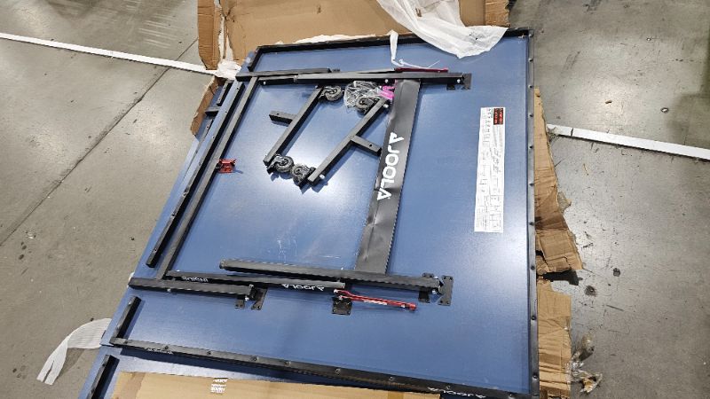 Photo 1 of ***parts only***JOOLA Inside Professional MDF Indoor Ping Pong Table with Quick Clamp Table Tennis Net and Post Set - 10 Minute Easy Assembly - Tournament Quality - Foldable with Single Player Playback Mode