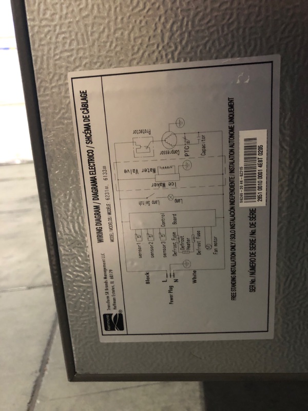 Photo 1 of *** PARTS ONLY *** Frigidaire 30 Inch Wide 20 Cu. Ft. Energy Star Certified Top Freezer Refrigerator with EvenTemp™ Cooling System