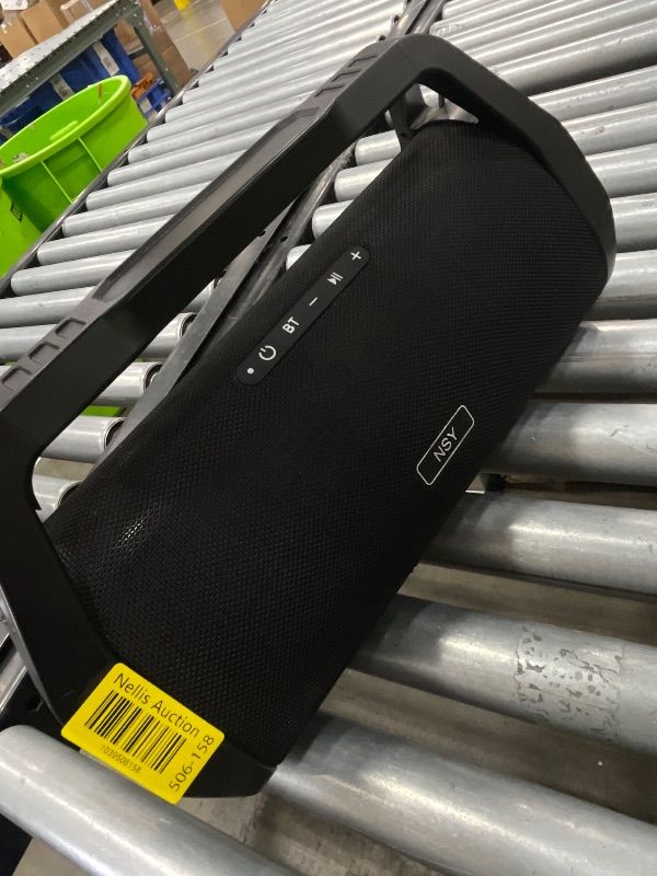 Photo 1 of (used)(functional) NSY Portable Outdoor Wireless Speaker, Max 120W Loudspeaker Boombox with Bluetooth 5.3, True Wireless Stereo (TWS) 