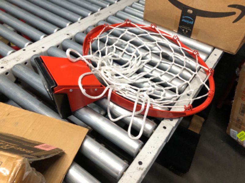 Photo 1 of ***************MISSING THE MOUNTING HARDWARE**************
GoSports Regulation 18 Inch Steel Breakaway Basketball Rim - Use for Replacement or Garage Mount