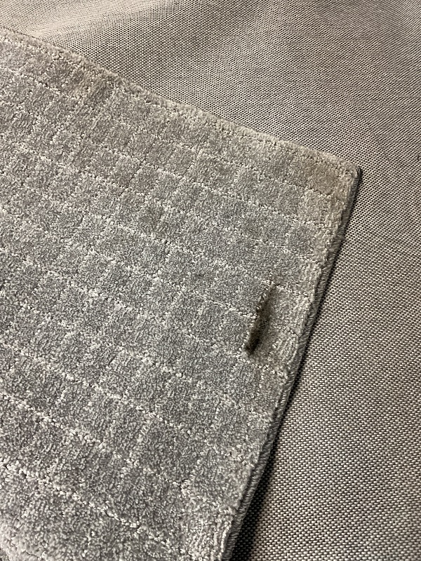 Photo 1 of ****USED-DIRTY/STAINED-NEEDS CLEANING****MAY NEED TRUCK/TRAILER PICKUP*
Shilucheng Wool Rug 8x10 Ft,80% New Zealand Wool& 20% Cotton Rugs for Living Room, Bedroom, Soft Low Pile Area Rug 100% Cotton Non-Slip Backing Large Area Rug (Gray/White)