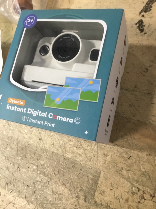Photo 1 of Dylanto Instant Print Camera for Kids,2.4 Inch Screen Kids Instant Cameras, Christmas Birthday Gifts for Girls Age 3-12, Portable Toddler Toy for 3 4 5 6 7 8 9 10 Year Old Girls Boys White