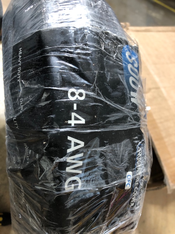 Photo 1 of 10ft 8/4 8 AWG Portable Power Cable (4 Conductor) - SOOW 600V 8 Gauge Electric Wire for Motor Leads, Portable Lights, Battery Chargers and Machinery - 4 Conductor - 10 Feet Electrical Cord