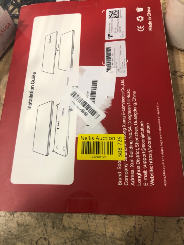 Photo 1 of Soonjet for MacBook Pro 14 inch Case M4 2024-2021 M3 M2 M1 Pro/Max [100% Ultra Clear] Protective Hard Shell Case Laptop Cover - Crystal Clear