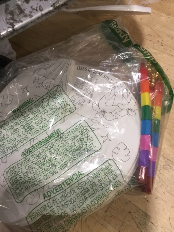 Photo 1 of 24 Sets Easter Story Coloring Craft Kit Color Your Own Easter Jesus Wheel Crafts Religious Holy Week Sunday School Bible Jesus Last Week Art Activities for Family School Classroom Party (Jesus)