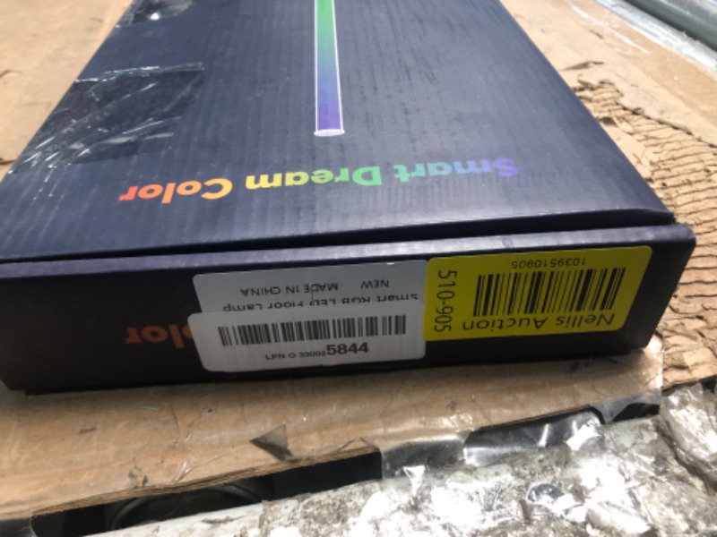 Photo 1 of *****PARTS ONLY**** MISSING PARTS****Marlrin RGBW Floor Lamp, Color Changing Standing LED Corner Lamp, Modern Lamp with Music Sync, Compatible with Alexa?Wi-Fi APP and Remote Control, 57.8" Floor Lamp for Living Room and Bedroom, Silver