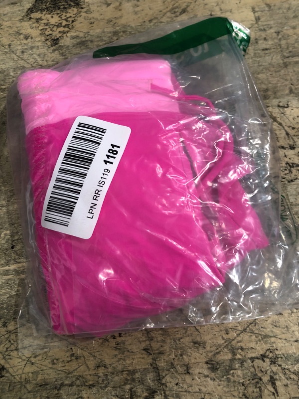 Photo 1 of Aleumdr Swim Shorts for Women Sports Tankini Bottom Shorts with Side Split Waistband for Surfing Sail Summer Beach Swimwear Color Block-Rose Red Large