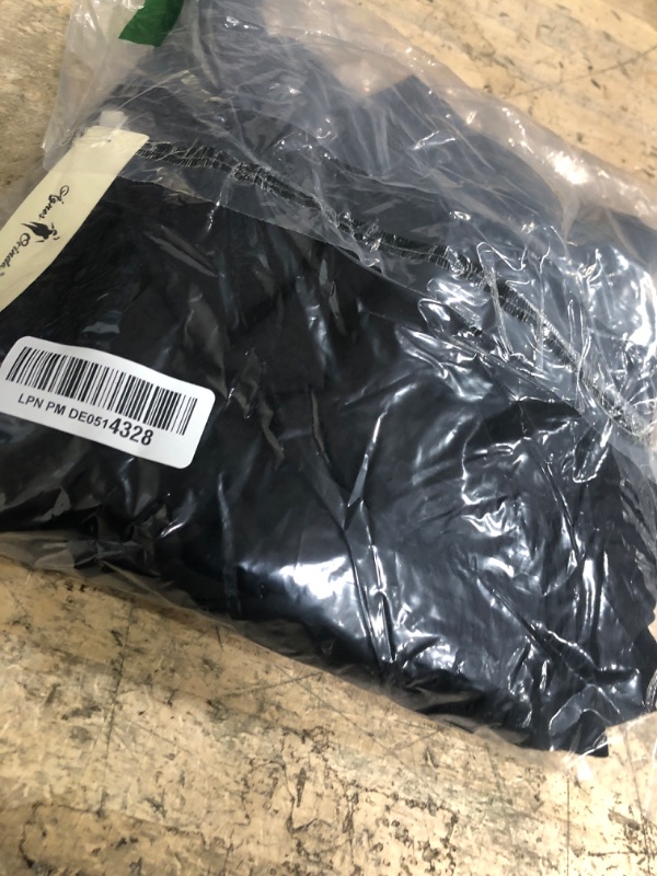 Photo 1 of Agnes Orinda Plus Size Top for Women Notched V Neck Puff Short Sleeve Blouse Tops 2X Black