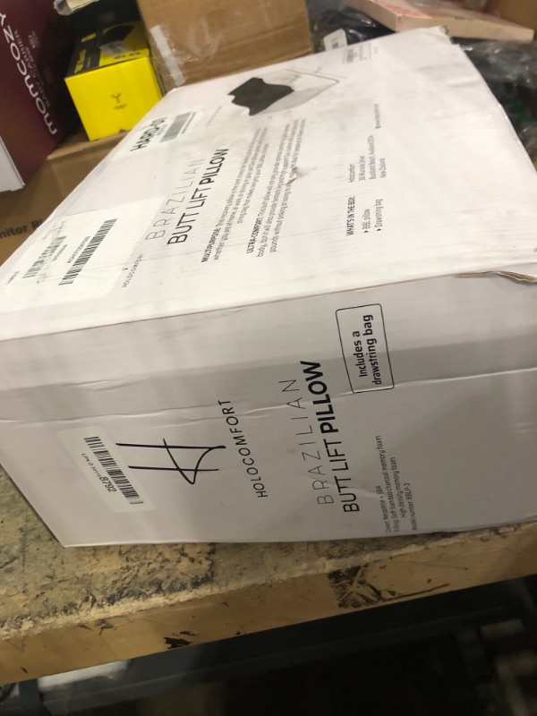 Photo 1 of Holocomfort BBL Pillow After Surgery for Butt - Large Size, Ultra Comfort, Max Support, Luxury Recovery Pillow - Soft Memory Foam Booty Sitting Pillow for Driving