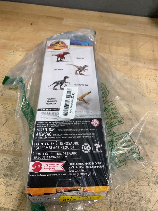 Photo 1 of Jurassic World Dominion 12" Pyroraptor Dinosaur Action Figure