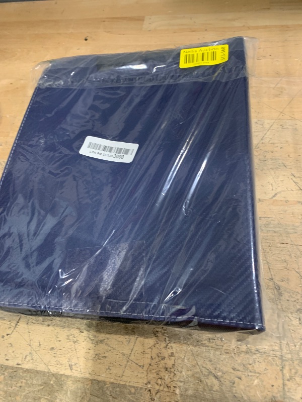 Photo 1 of  Binder, Baseball Card Binder Sleeves with Zipper Football Card(Dark Blue)