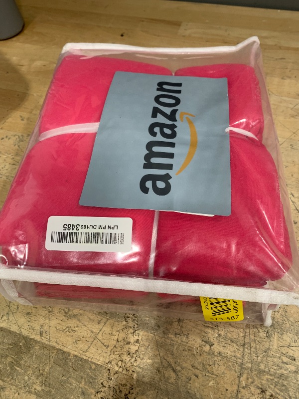 Photo 1 of 4 Piece Bed Sheet Set (Queen,Hot Pink) 1 Flat Sheet,1 Fitted Sheet and 2 Pillow Cases,Brushed Microfiber Luxury Bedding with Deep Pockets