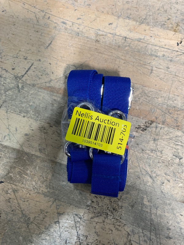 Photo 1 of Adjustable Bimini Boat Top Straps,Two Hooks Marine Awning Webbing Straps,with kirsite Heavy Duty Snap Hooks,Boat Awning Hardware Accessories,Premium Boat Canopy Strap,Pack of 2 (Blue, 32~59")