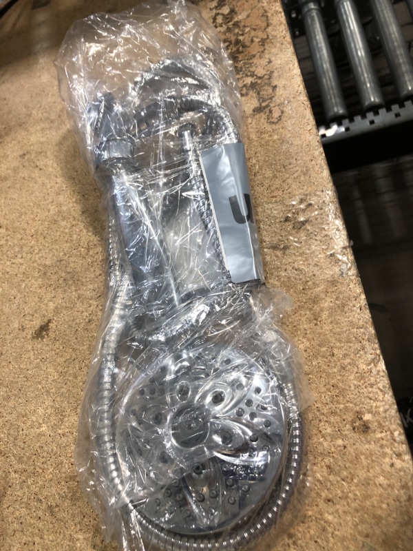 Photo 1 of 6-Setting Shower Head with Handheld, JDO High Pressure Hand held Shower Head, 4.7 Inch Chrome Detachable Showerhead Set with 59 Inch Stainless Steel Hose and Adjustable Showerhead Holder