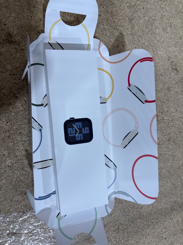 Photo 1 of Apple Watch SE (2nd Gen) [GPS 44mm] Smartwatch with Midnight Aluminum Case with Midnight Sport Band M/L. Fitness and Sleep Trackers, Crash Detection, Heart Rate Monitor, Retina Display