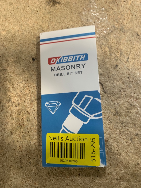 Photo 1 of 10-Piece Masonry Drill Bits Set for Tile Glass Ceramic Brick Wood, 1/8 to 1/2 Inch Drilling Bits with Triangle Handle, YG8 Tungsten Steel Alloy Tip.?Black?1039516297
LPNO323724847

