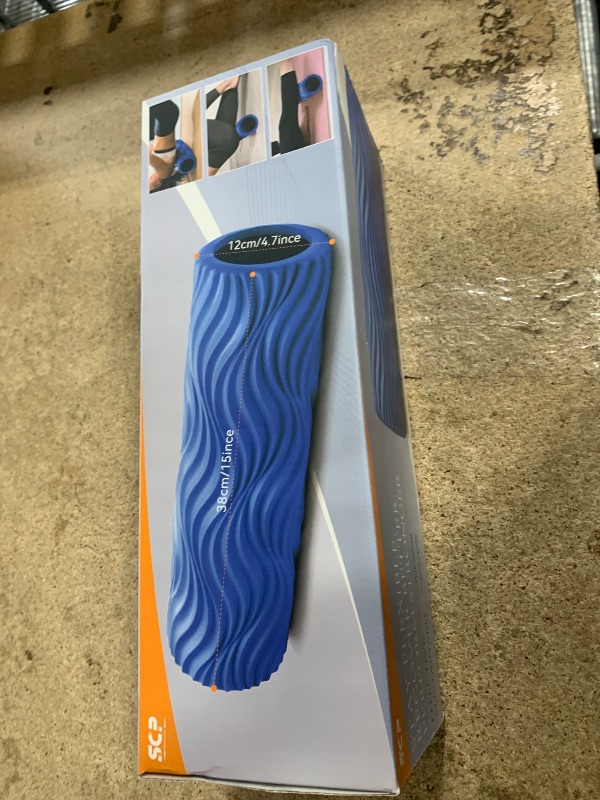 Photo 1 of SUBCULTUREPICK Foam Roller - Muscle Massage Roller for Back Pain & Stretching - Ergonomic Wide Wave Textured - Deep Muscle Massage Pilates Yoga, Athletics, Fitness Exercise for Whole Body
