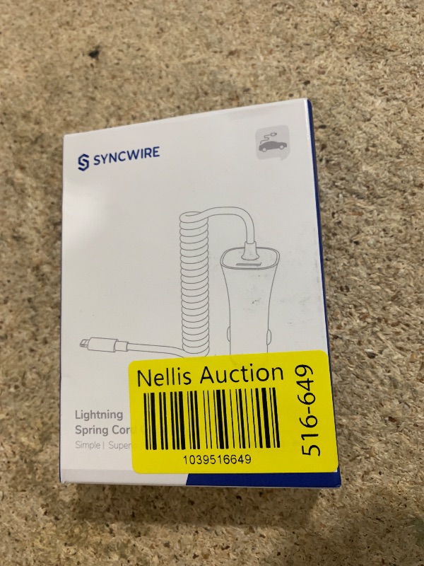 Photo 1 of [Apple MFi Certified] Syncwire iPhone Car Charger 32W Super Fast Car Phone Charger Cigarette Lighter USB Car Adapter with Build-in 5FT Coiled Lightning Cable for Apple iPhone 14/13/12/11/XR/Max, iPad