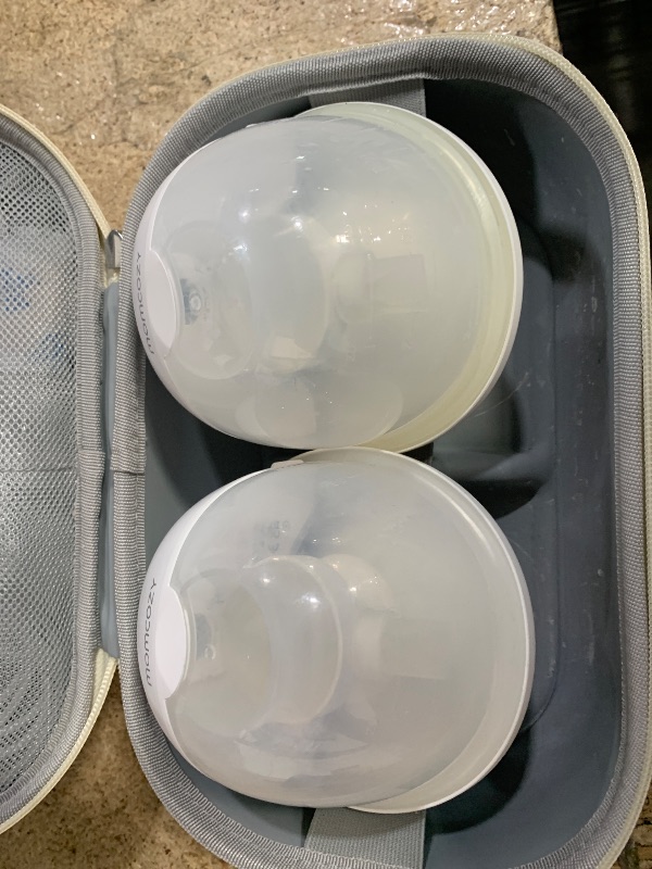 Photo 1 of Momcozy M5 Hands-Free Wearable Breast Pump, Double-Sealed Flange for Baby-Like Comfort, 3 Modes & 9 Suction Levels, Portable Electric Pump – 24mm, 2 Pack Mint