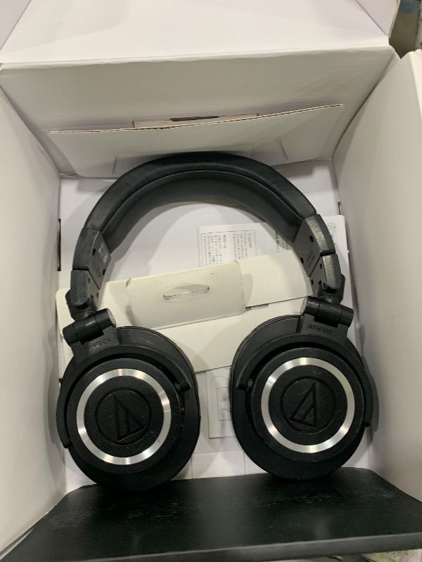 Photo 1 of Audio-Technica ATH-M50xBT2 Wireless Over-Ear Headphones, Black
