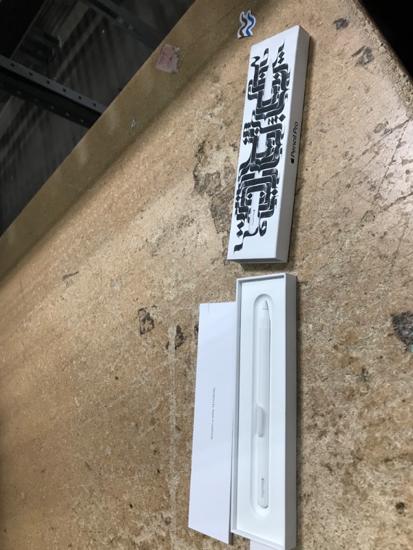 Photo 1 of Apple Pencil Pro: Latest Model - Device Compatibility Check Required - Pixel-Perfect Precision, Tilt and Pressure Sensitivity, Perfect for Note-Taking, Drawing, and Art. Charges and Pairs Magnetically