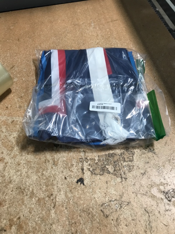 Photo 1 of 3 Ply Patriotic Flag Super Tough Double Sided 3x5 Outdoor Flags, Long Lasting, Fade Resistant 300D Polyester Pongee with 2 Brass Grommets