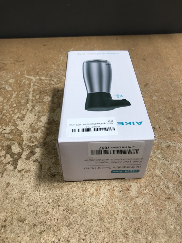 Photo 1 of AIKE Magnetic Charging Waterproof Automatic Soap Dispenser for Liquid Soap Spot Resist Stainless Finish 14fl.oz. Model AK1337