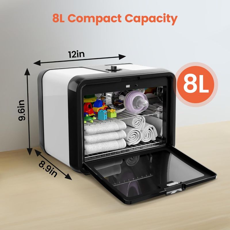 Photo 1 of (PARTS) (NOT A COMPLETE SET) SalonDepot UV Sanitizer Cabinet Professional Disinfection Box 8L Capacity for Salon Tools, Manicure Set, Smartphones and Home Use