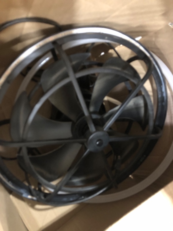 Photo 1 of Fanbulous Outdoor Ceiling Fans with Light for Patios, 20" Weatherproof Plug in Ceiling Fan, Gazebo Fan Remote&APP Control, 3CCT Dimmable,Caged Ceiling Fan with Hanging Hook for Porch, Pergola,Canopy