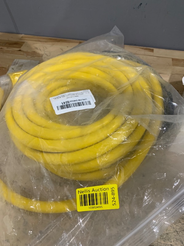 Photo 1 of 50FT 30 Amp Generator Extension Cord 4 Prong, NEMA L14-30P/L14-30R 10 Gauge STW 125/250V Twist Lock Heavy Duty, Yellow UL Listed