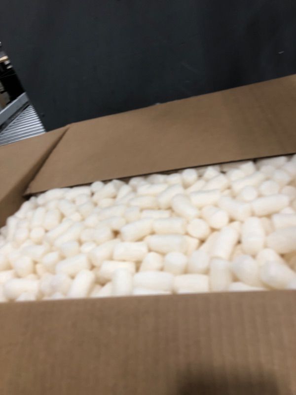 Photo 1 of UOFFICE Biodegradable Recycled Packing Peanuts 3.5 cu. ft. (22.5 Gallons) Compostable Cushion for Shipping - Dust-Free & Abrasion Resistant - Void Filler