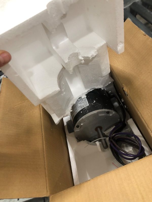 Photo 1 of ***PARTS ONLY***12Y65, 100483-43 Condenser Fan Motor 208/230 Volt, 1 PH, 60HZ 1/4 HP 825 RPM Replacement for 100483-05, YSLB-220-8-B001, YSLB-220-8-B002, 100483-34 etc, Compatible with Lennox ge etc, 1-Year Warranty
