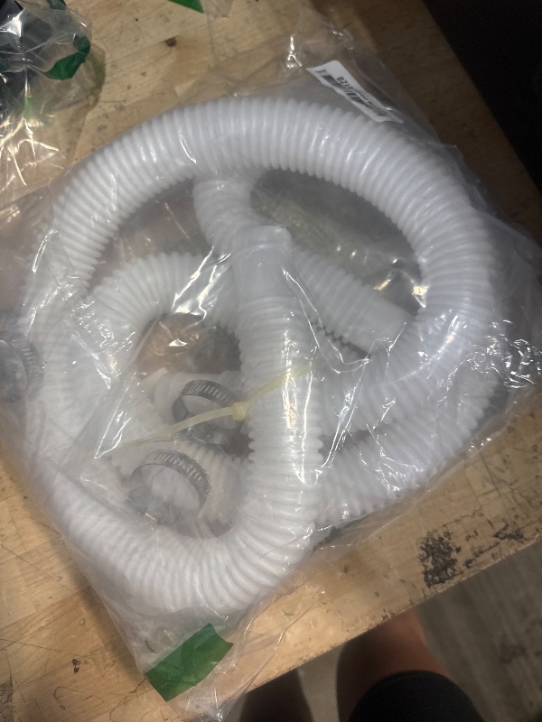 Photo 1 of 1-1/4 Inch x 3 Ft Pool Skimmer Filter Hose for Intex, Coleman & Summer Waves Above Ground Pool Skimmer, Pool Pump, Pool Filter, 1.25" Swimming Pool Return Suction Hose - 2 PCS
