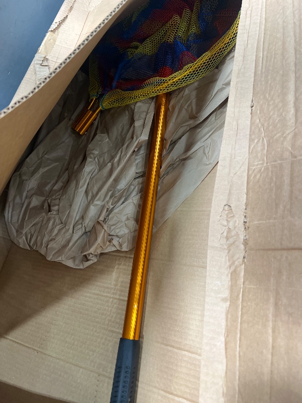 Photo 1 of SYFRLLC Animal Catch Pole Control Tool,Multi-Functional Catcher Net for Dog,Cat,Rabbit,Chicken,Duck,Goose,Fish,Bird,Raccoon and Others Poultry(43~77" Telescoping Handle with 20" Net Opening)