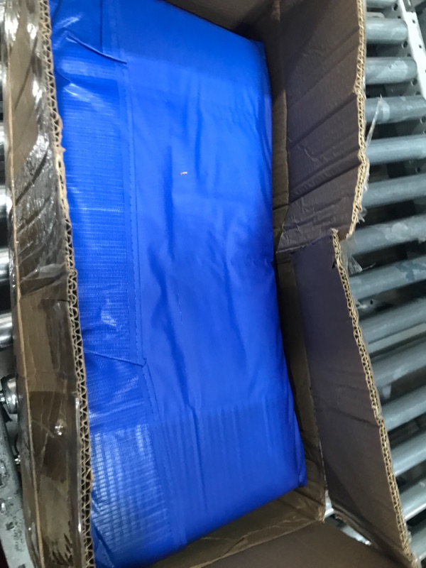 Photo 1 of ***SEE NOTES*** 
LANGXUN Trampoline Pad, Universal Trampoline Repalcement Safety Pad, Replacement Trampoline Parts, Waterproof Surround Spring Foam Cover for Round Frame Blue 